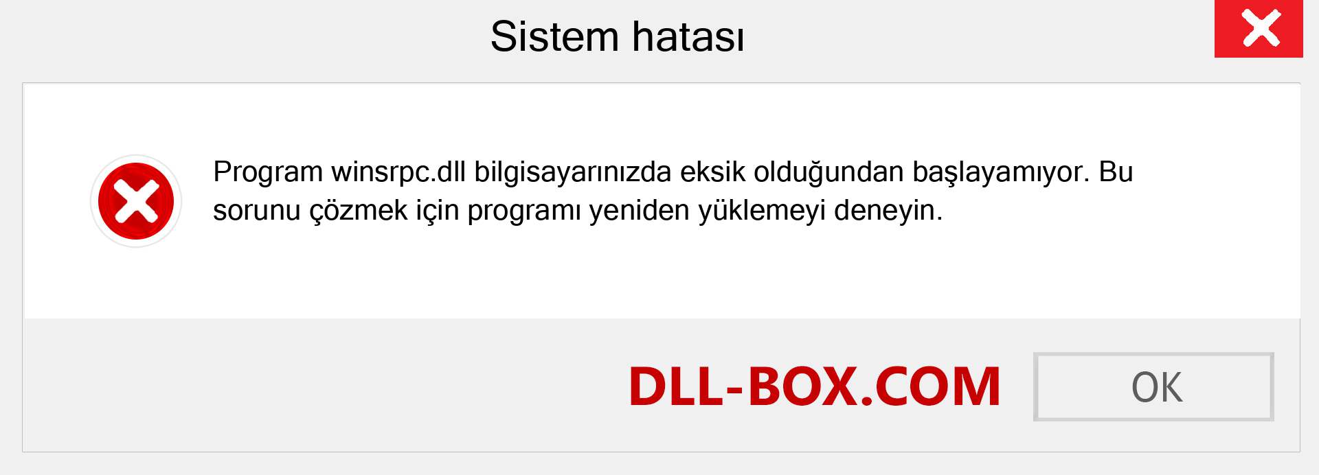 winsrpc.dll dosyası eksik mi? Windows 7, 8, 10 için İndirin - Windows'ta winsrpc dll Eksik Hatasını Düzeltin, fotoğraflar, resimler